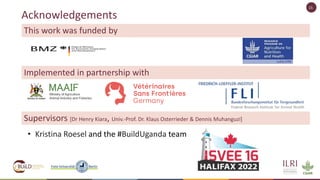 Spatio-temporal analysis of peste des petits ruminants in Uganda