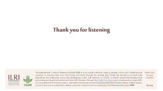 Spatio-temporal analysis of peste des petits ruminants in Uganda