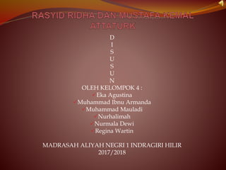 D
I
S
U
S
U
N
OLEH KELOMPOK 4 :
Eka Agustina
Muhammad Ibnu Armanda
Muhammad Mauladi
Nurhalimah
Nurmala Dewi
Regina Wartin
MADRASAH ALIYAH NEGRI 1 INDRAGIRI HILIR
2017/2018
 