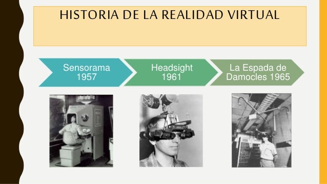 Resultado de imagen para historia de la realidad virtual