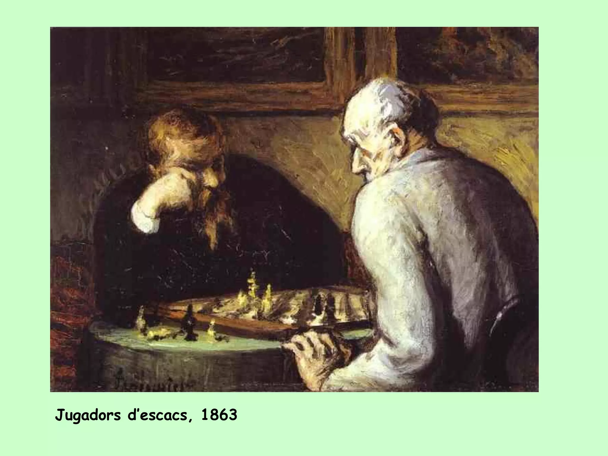 Jugadors d’escacs, 1863 