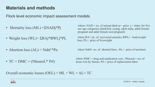 Economic impact of peste des petits ruminants outbreak and vaccination cost in northwest Ethiopia