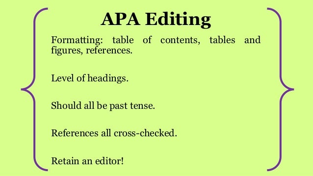 Apa editor