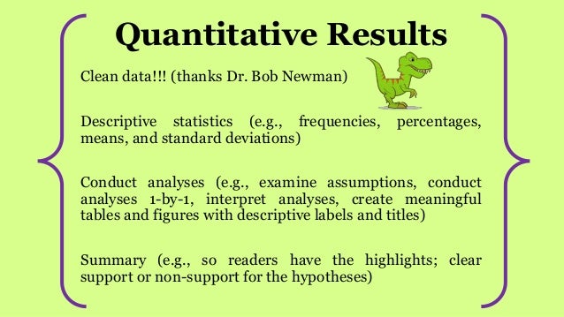 Dissertation findings and results