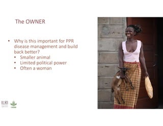 Understanding the importance of the social and economic impact of PPR