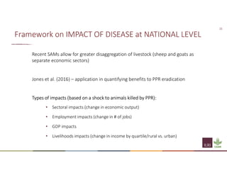 Understanding the importance of the social and economic impact of PPR