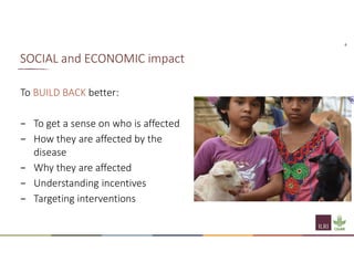Understanding the importance of the social and economic impact of PPR
