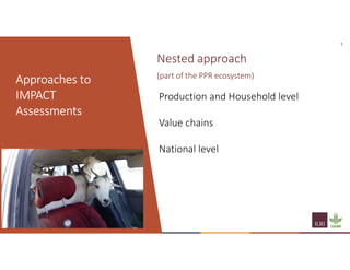 Understanding the importance of the social and economic impact of PPR