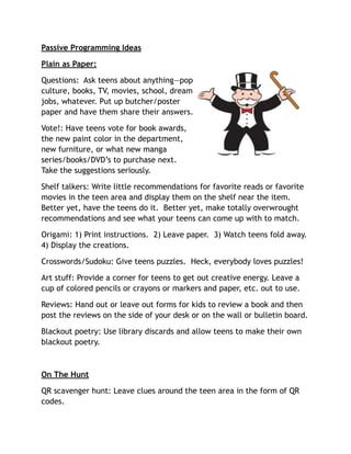 Passive Programming Presentation | PDF | Desktop Publishing | Computer ...