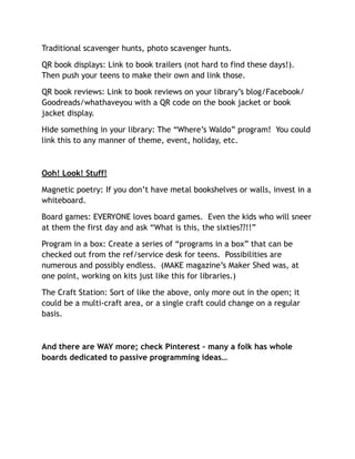 Passive Programming Presentation | PDF