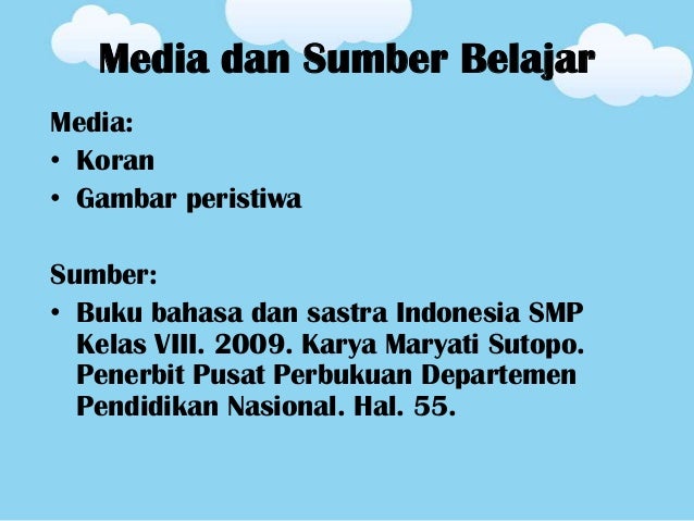 RPP Menulis Puisi Kelas VIII