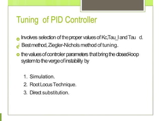 Comprehensive Study on PID Controller Implementation and Tuning in ...