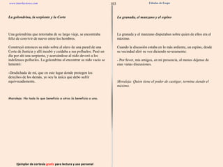 Ejemplar de cortesía  gratis  para lectura y uso personal 103 www.interlectores.com Fábulas de Esopo 