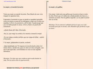 Ejemplar de cortesía  gratis  para lectura y uso personal 108 www.interlectores.com Fábulas de Esopo 