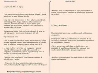 Ejemplar de cortesía  gratis  para lectura y uso personal 118 www.interlectores.com Fábulas de Esopo 