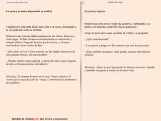 Ejemplar de cortesía  gratis  para lectura y uso personal 122 www.interlectores.com Fábulas de Esopo 