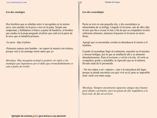 Ejemplar de cortesía  gratis  para lectura y uso personal 135 www.interlectores.com Fábulas de Esopo 