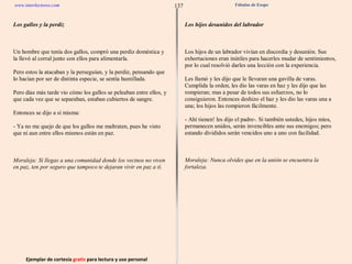 Ejemplar de cortesía  gratis  para lectura y uso personal 137 www.interlectores.com Fábulas de Esopo 