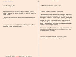 Ejemplar de cortesía  gratis  para lectura y uso personal 139 www.interlectores.com Fábulas de Esopo 