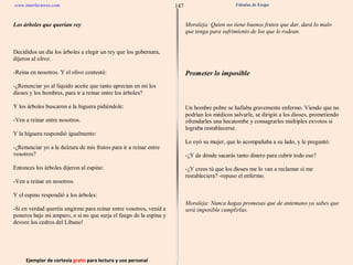 Ejemplar de cortesía  gratis  para lectura y uso personal 147 www.interlectores.com Fábulas de Esopo 