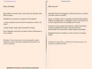 Ejemplar de cortesía  gratis  para lectura y uso personal 151 www.interlectores.com Fábulas de Esopo 