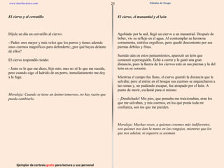 Ejemplar de cortesía  gratis  para lectura y uso personal 25 www.interlectores.com Fábulas de Esopo 