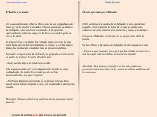 Ejemplar de cortesía  gratis  para lectura y uso personal 43 www.interlectores.com Fábulas de Esopo 