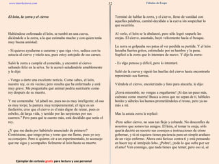 Ejemplar de cortesía  gratis  para lectura y uso personal 52 www.interlectores.com Fábulas de Esopo 