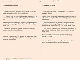 Ejemplar de cortesía  gratis  para lectura y uso personal 55 www.interlectores.com Fábulas de Esopo 