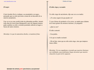 Ejemplar de cortesía  gratis  para lectura y uso personal 68 www.interlectores.com Fábulas de Esopo 