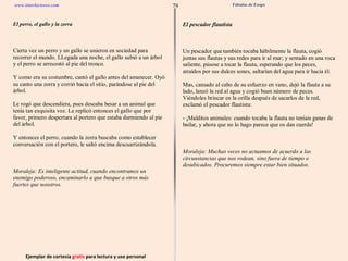 Ejemplar de cortesía  gratis  para lectura y uso personal 79 www.interlectores.com Fábulas de Esopo 