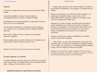 Ejemplar de cortesía  gratis  para lectura y uso personal 82 www.interlectores.com Fábulas de Esopo 