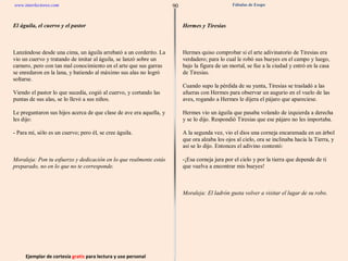 Ejemplar de cortesía  gratis  para lectura y uso personal 90 www.interlectores.com Fábulas de Esopo 