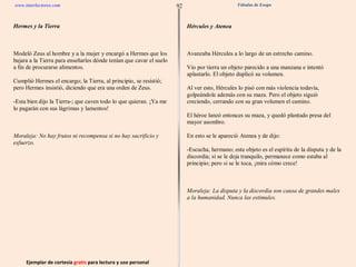 Ejemplar de cortesía  gratis  para lectura y uso personal 92 www.interlectores.com Fábulas de Esopo 