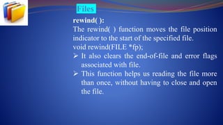 Rewind File System PPS-II UNIT-5 PPT.pptx
