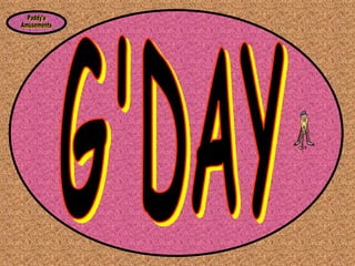 G'DAY 