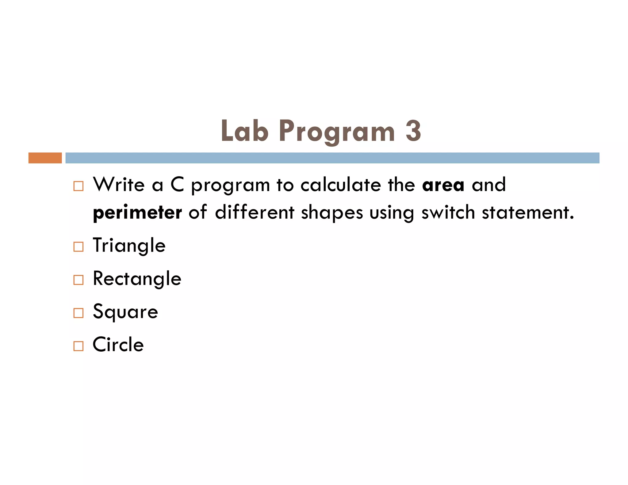 Programming for Problem Solving | PPT