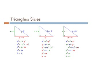 Triangles: Sides
 