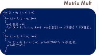 PPS Arrays Matrix operations | PDF