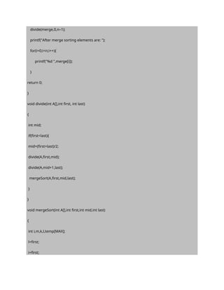 PPS 7.7 RECURSION, AS A DIFFERENT WAY OF SOLVING PROBLEMS. EXAMPLE ...