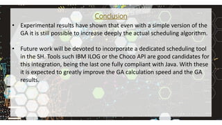 Genetic Algorithm (Production Scheduling) | PPT