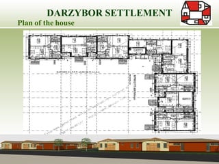 DARZYBOR SETTLEMENT Plan of the house 