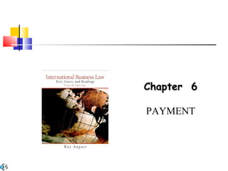 Chapter 6Chapter 6
PAYMENT
 