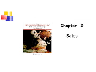 Chapter 2Chapter 2
SalesSales
 