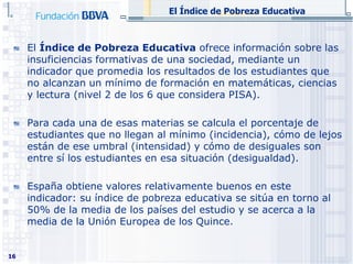 El Índice de Pobreza Educativa



     El Índice de Pobreza Educativa ofrece información sobre las
     insuficiencias for...