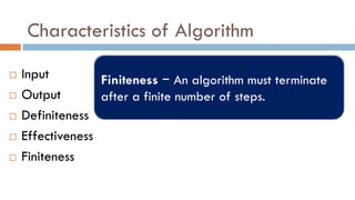Programming For Problem Solving Lecture Notes | PPT