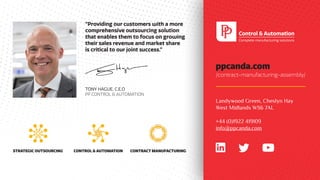 Contract manufacturing & assembly for machine builders and OEMs