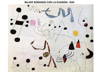 MUJER SOÑANDO CON LA EVASIÓN, 1945
 