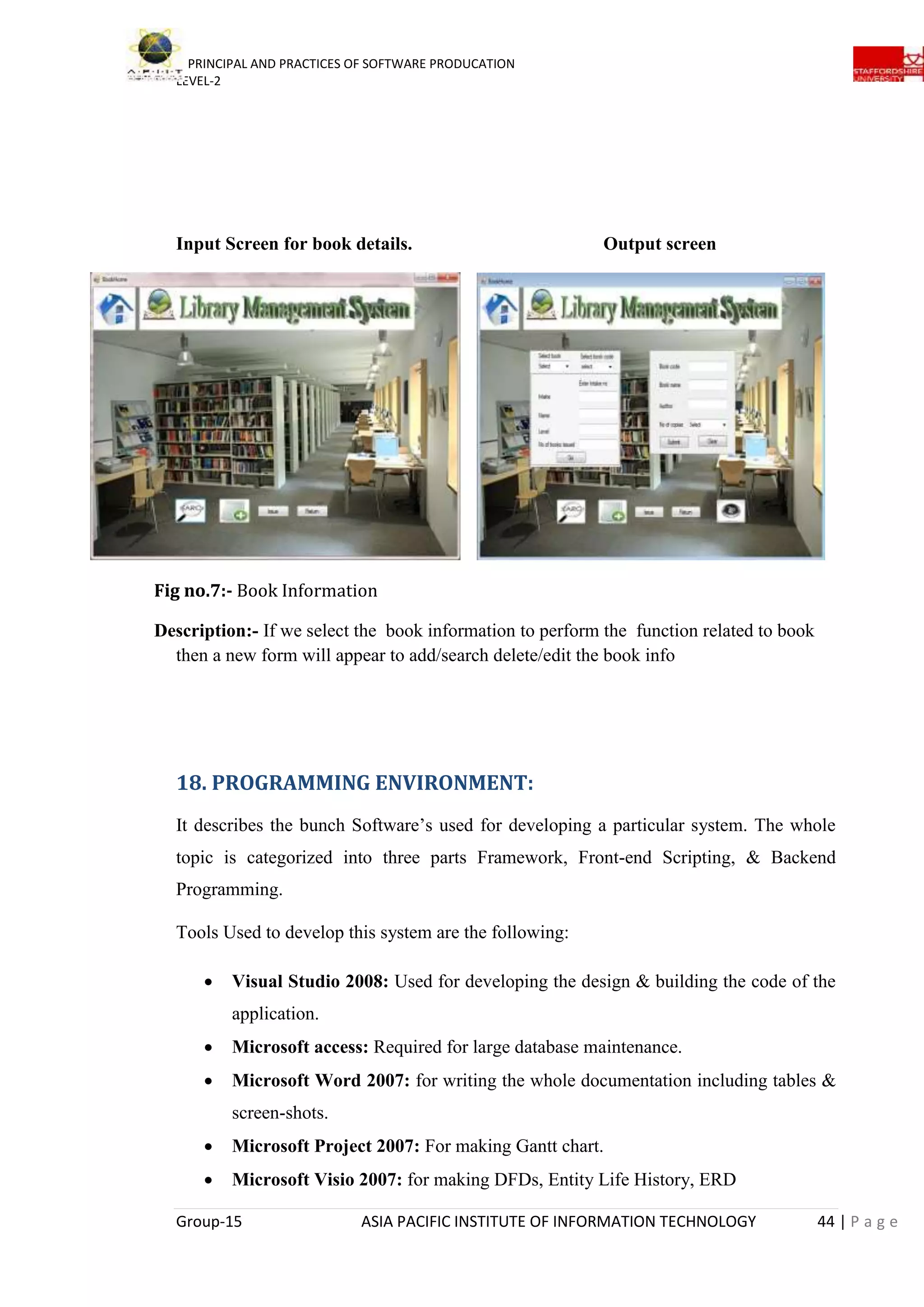 Library Management System | DOCX | Operating Systems | Computer ...
