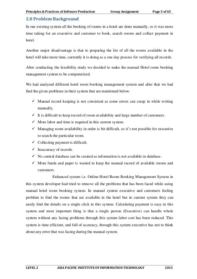 problems of manual billing and reservation system problems of manual billing and reservation system